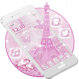 Galaxy Paris Launcher Theme Live HD Wallpapers icon