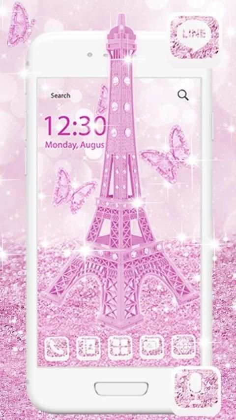 Galaxy Paris Launcher Theme Live HD Wallpapers screenshot 3