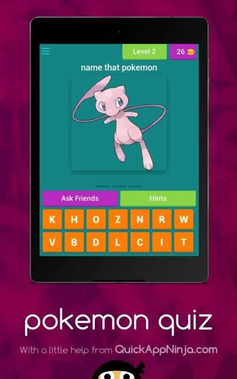 Pokemon quiz screenshot 2