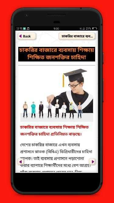 বিবিএ-ব্যাচেলর অব বিজনেস এডমিনিস্ট্রেশন বিষয় screenshot 2