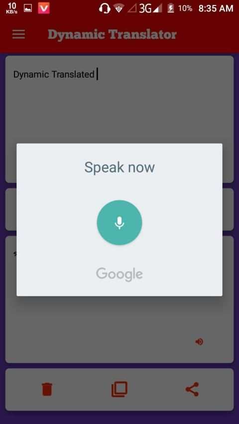 Dynamic Translation & Dictionary App screenshot 2