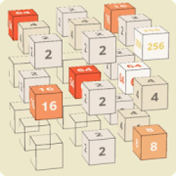 3D 2048 आइकन