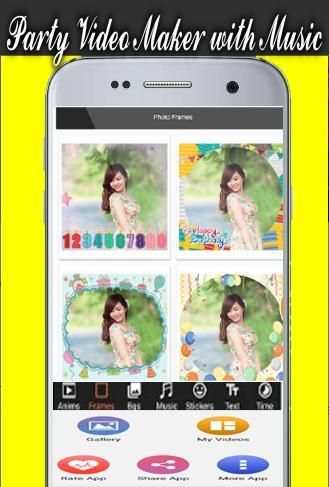 Party & Birthday Video Maker with Music screenshot 3