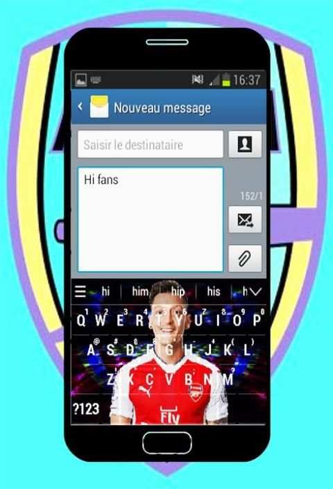 New keyboard for arsenal स्क्रीनशॉट 1