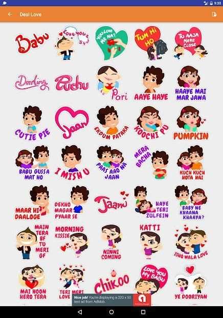 Hindi Talking Emoji Stickers for all Messengers screenshot 2
