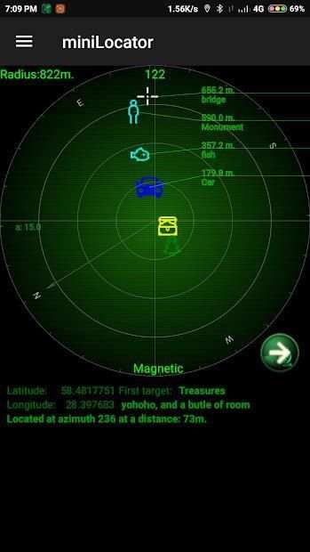 mini Locator: offline GPS navigation स्क्रीनशॉट 1