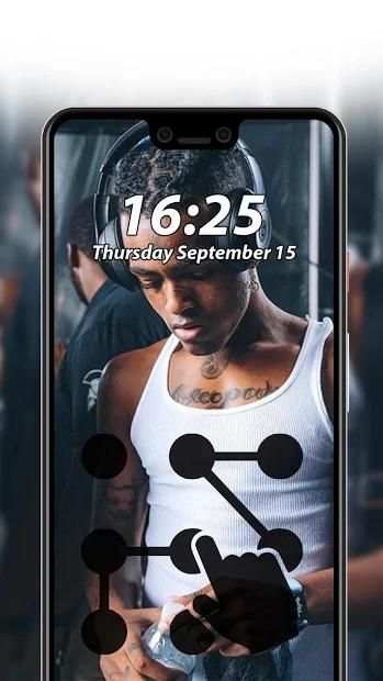 XXXTentacion Pattern Lock Screen screenshot 7