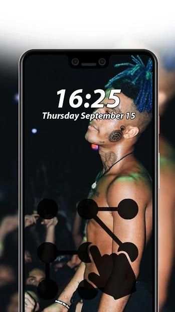 XXXTentacion Pattern Lock Screen screenshot 3