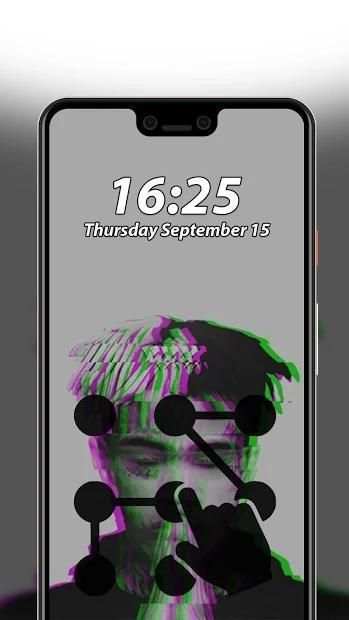 XXXTentacion Pattern Lock Screen screenshot 1