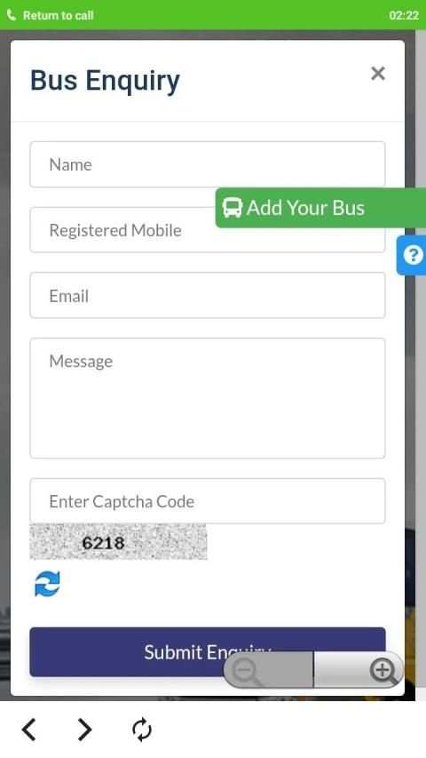 LiveBus.in - Client screenshot 2