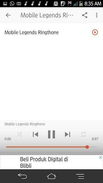 NADA DERING MOBILE LEGENDS LENGKAP TERBARU screenshot 1