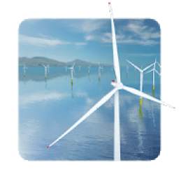 Coastal Wind Farm 3D Live Wallpaper