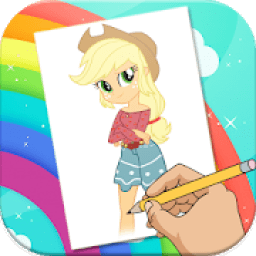 ikon How To Draw Equestria Pony Girls