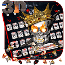 ikon Skull Devil Gravity Keyboard Theme*