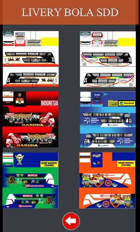 Livery Bussid Bola Update 2019 screenshot 1