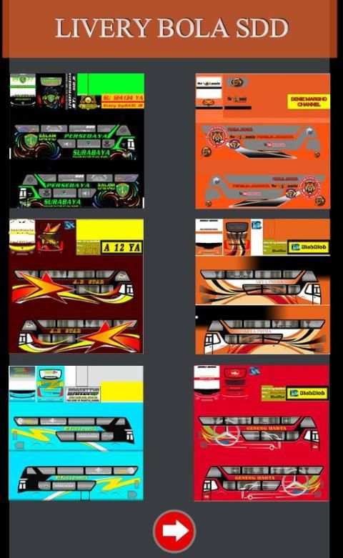 Livery Bussid Bola Update 2019 screenshot 2