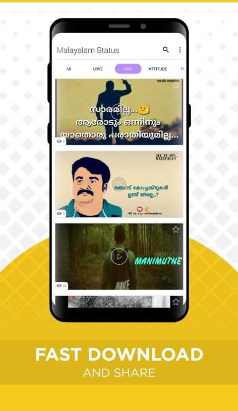 Malayalam Video Status For Whats apps screenshot 5