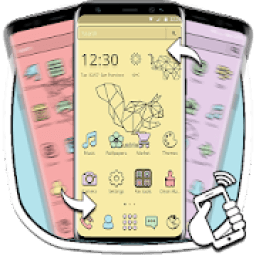 ikon Simple Colorful Animal Theme