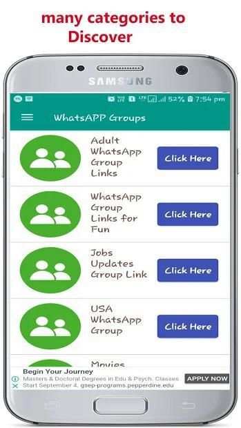 Whatsapp Group Join - Group Link Collection 50000+ screenshot 4