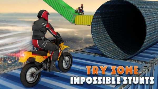 Stunt Bike Racing Impossible Tracks Stunt Games स्क्रीनशॉट 8