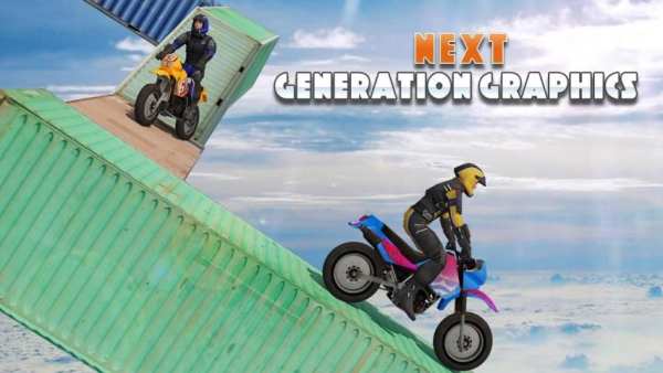 Stunt Bike Racing Impossible Tracks Stunt Games screenshot 2