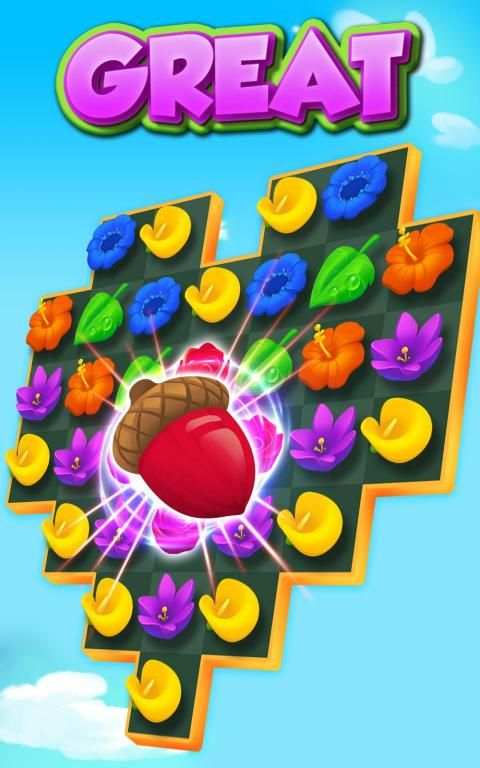 Flower Legends Match 3 स्क्रीनशॉट 2