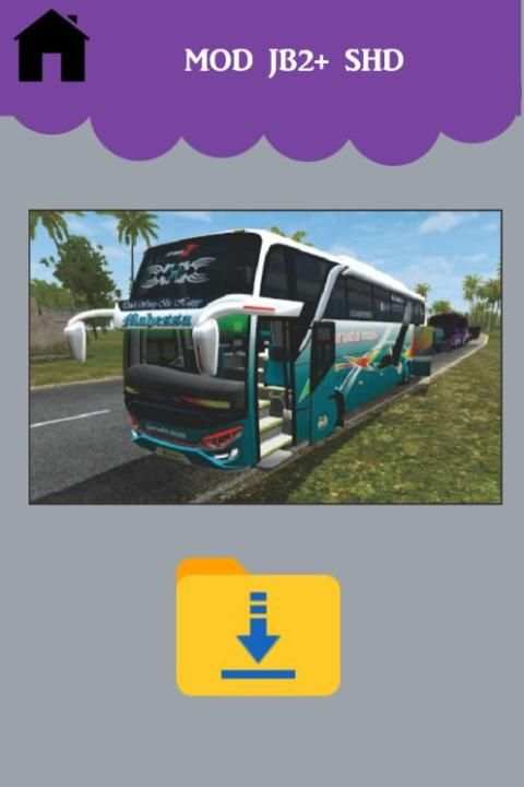 Mod Bussid Livery Jetbus 2+ SHD screenshot 1