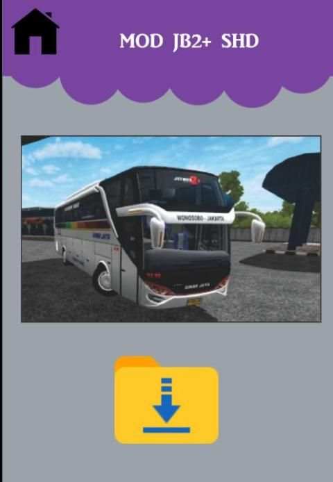 Mod Bussid Livery Jetbus 2+ SHD screenshot 4