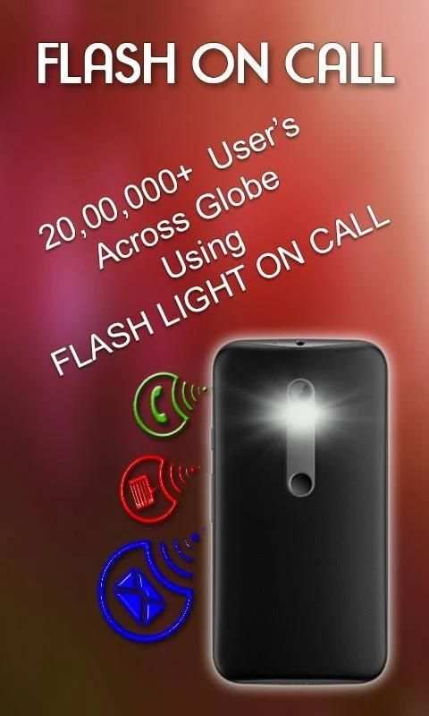 FlashLight on Call – Automatic Flash Light Blink स्क्रीनशॉट 2