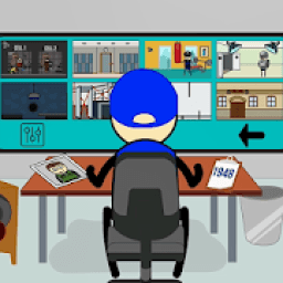 Five nights guard Stickman आइकन