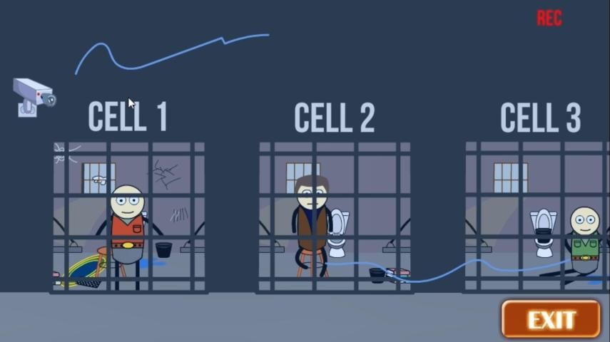 Five nights guard Stickman स्क्रीनशॉट 1