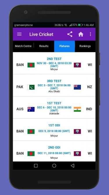 Live Cricket BPL screenshot 1