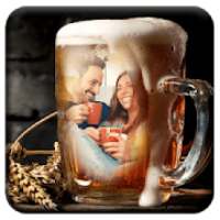 Wine Glass Photo Frame on 9Apps