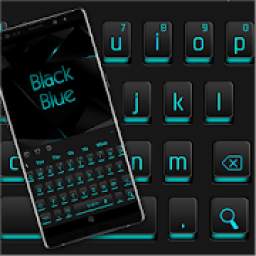 Black Blue Light Keyboard