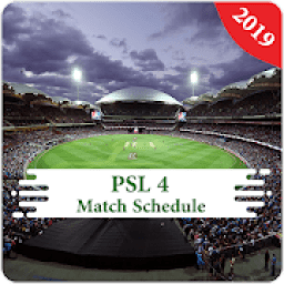 PSL 4 Match Schedule - PSL 2019 आइकन