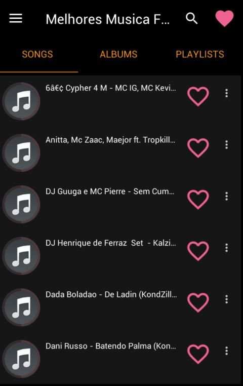 Melhores Musica Funk 4 تصوير الشاشة
