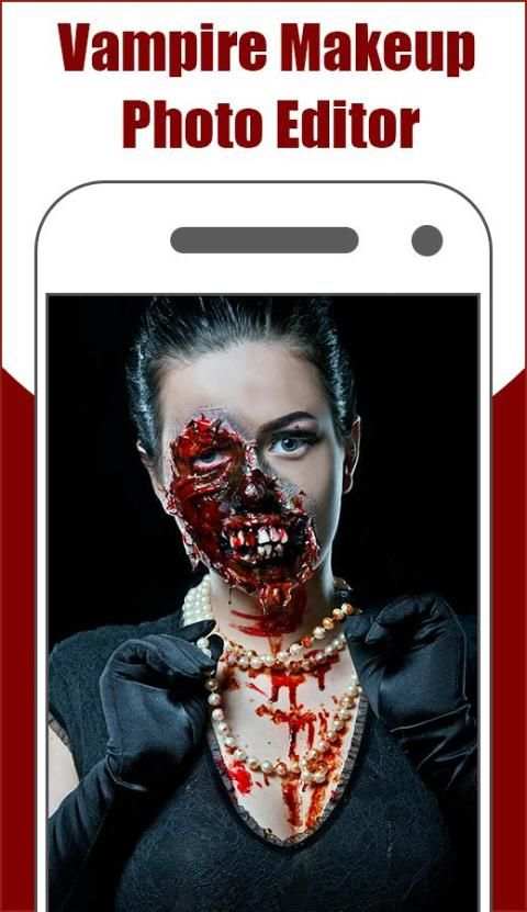 Vampire Makeup Photo Editor स्क्रीनशॉट 1