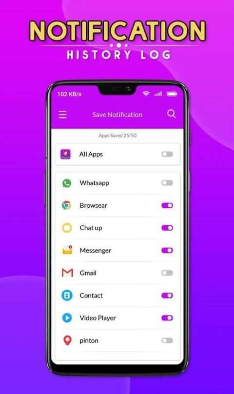 Notification Saver Log–Notisaver & History स्क्रीनशॉट 2