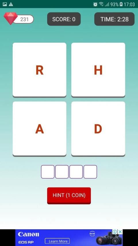 4 letter word screenshot 4