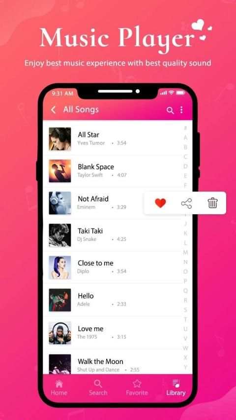 MP3 Player : Music Player & Audio Player 3 تصوير الشاشة