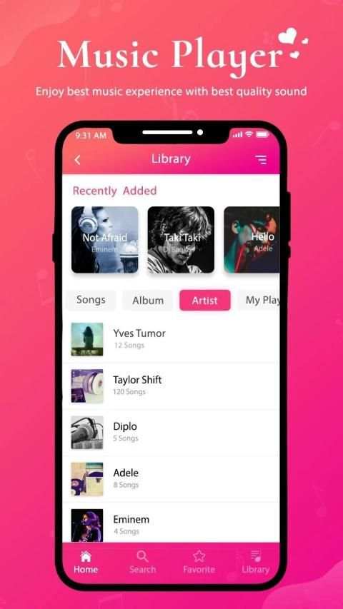 MP3 Player : Music Player & Audio Player 6 تصوير الشاشة