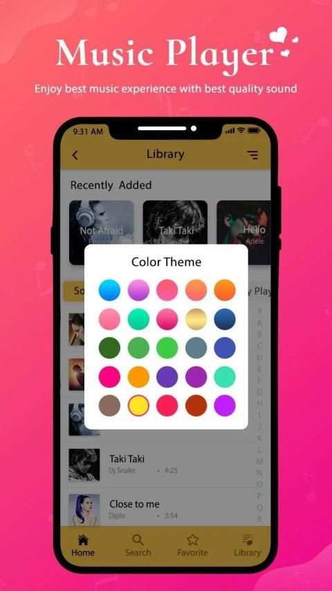 MP3 Player : Music Player & Audio Player 2 تصوير الشاشة