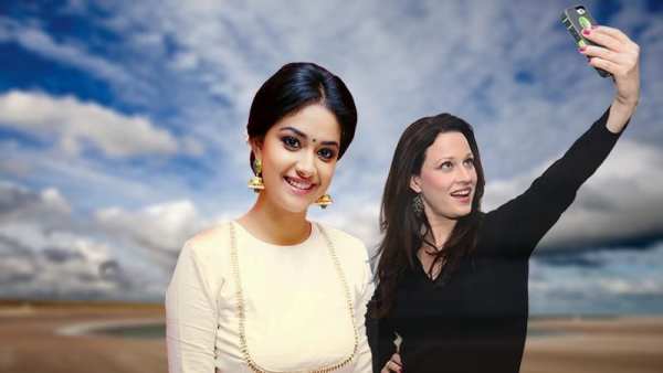 Selfie With keerthi suresh Photo Editor screenshot 2