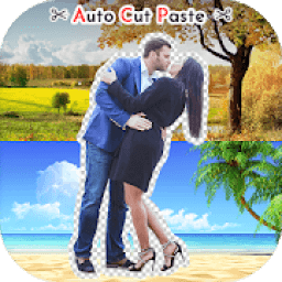 Autocut background change photo 2019 आइकन