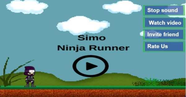 Simo Ninja Runner Game screenshot 6