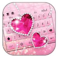 Pink Diamond Love Keyboard