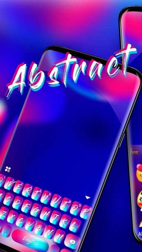 Abstract Gradient Keyboard Theme 2 تصوير الشاشة