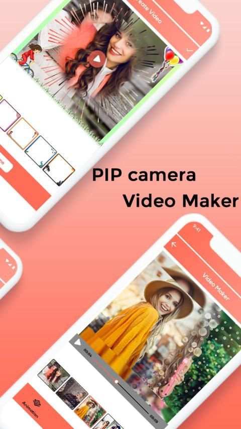 PIP Camera Video Maker - PIP Video Maker With Song screenshot 1