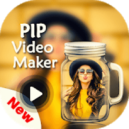 PIP Camera Video Maker - PIP Video Maker With Song आइकन