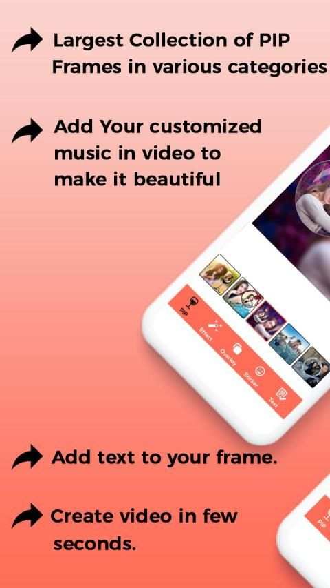 PIP Camera Video Maker - PIP Video Maker With Song screenshot 4